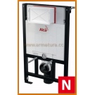 Stelaż podtynkowy WC NISKI A101/850 mm AlcaPLAST spłuczka do zabudowy suchej