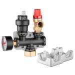 CALEFFI 305671 Grupa bezpieczeństwa z technopolimeru do instalacji grzewczych