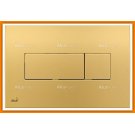 Przycisk spłukujący WC M375 AlcaPLAST złoty DELFIN