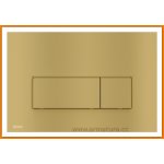 Przycisk spłukujący spłuczki podtynkowej stelaża WC BRASS-MAT M57-BR-M AlcaPLAST Delfin alcadrain