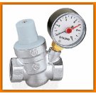 Reduktor ciśnienia wody 1/2" z manometrem CALEFFI 533241