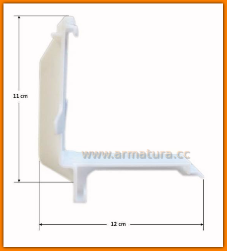 Wspornik stelaża podtynkowego WC AQUA/TARGET Cersanit Siamp 34350800 Verso 350