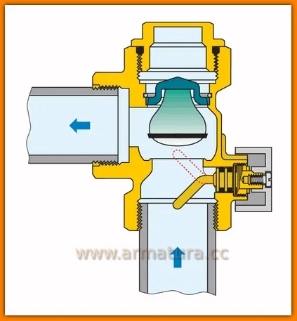 Zawór zwrotny zapobiegający cyrkulacji grawitacyjnej 3/4" CALEFFI 510500